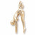 Diver Charm in 10k Yellow Gold hide-image