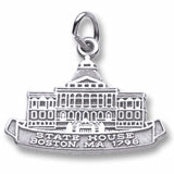 State House Boston charm in Sterling Silver hide-image