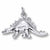 Stegosaurus charm in Sterling Silver hide-image