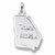 Atlanta,Georgia charm in Sterling Silver hide-image