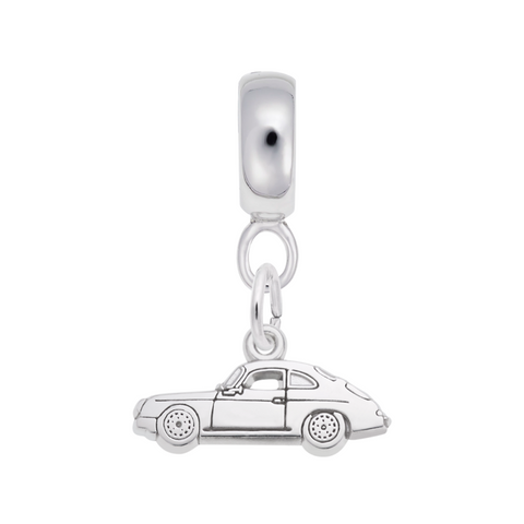 Sport Car Charm In Sterling Silver