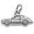 Sport Car charm in 14K White Gold hide-image