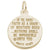 Mustard Seed Charm in Yellow Gold Plated