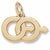 Male charm in Yellow Gold Plated hide-image