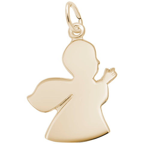 Angel Charm in Yellow Gold Plated