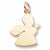 Angel charm in Yellow Gold Plated hide-image