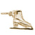 Ice Skate charm in Yellow Gold Plated hide-image