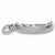 Canoe charm in Sterling Silver hide-image