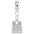 Notre Dame Cathedral charm dangle bead in Sterling Silver hide-image