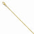 14K Yellow Gold Diamond-Cut Quadra Wheat Chain Bracelet