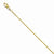14K Yellow Gold Diamond-Cut Quadra Wheat Chain
