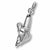 Banana charm in 14K White Gold hide-image