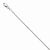 14K White Gold Diamond-Cut Rope Chain