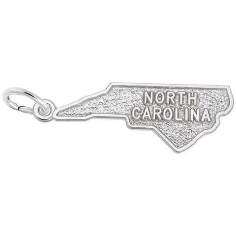 N.Carolina Charm In Sterling Silver