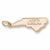 N.Carolina charm in Yellow Gold Plated hide-image