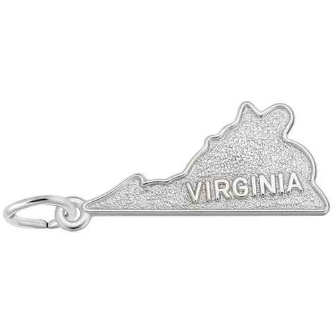 Virginia Charm In 14K White Gold