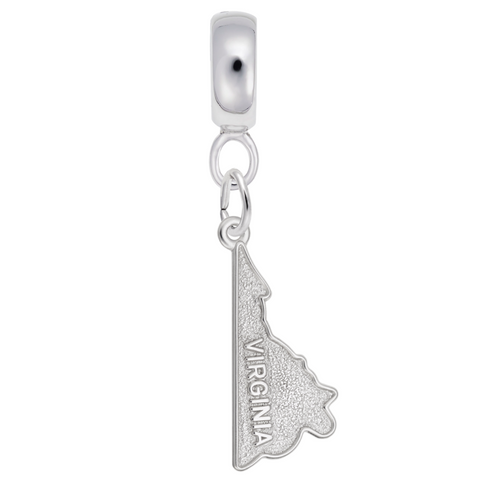 Virginia Charm Dangle Bead In Sterling Silver