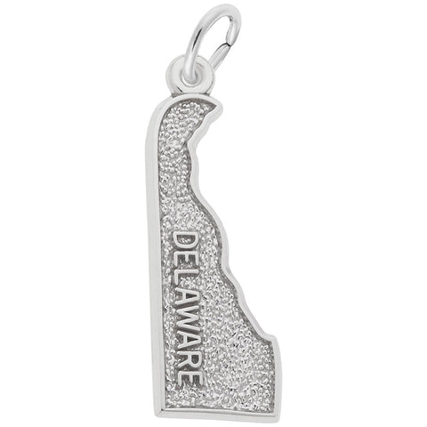 Delaware Charm In Sterling Silver