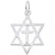 Interfaith Symbol Charm In 14K White Gold