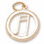 Music charm in Yellow Gold Plated hide-image