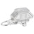 Tent Trailer Charm In Sterling Silver