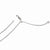 14K White Gold Adjustable Ustable Wheat Chain