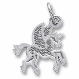 Pegasus charm in 14K White Gold