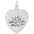 Be My Valentine Charm In 14K White Gold