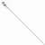 14K White Gold Baby Box Chain