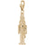 Nutcracker Charm in Yellow Gold Plated