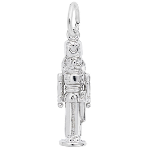 Nutcracker Charm In Sterling Silver