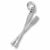 Crew Oars charm in Sterling Silver hide-image