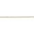 14k Yellow Gold Round DC Wheat Chain, 0.8 mm