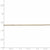 14k Yellow Gold Round DC Wheat Chain, 0.8 mm