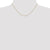 14k Yellow Gold Round DC Wheat Chain, 0.8 mm