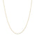 14k Yellow Gold Round DC Wheat Chain, 0.8 mm