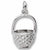 Basket charm in Sterling Silver hide-image