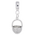 Basket charm dangle bead in Sterling Silver hide-image