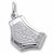 Diaper charm in 14K White Gold hide-image