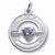 March Birthstone charm in 14K White Gold hide-image