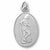 Female Soccer charm in Sterling Silver hide-image