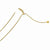 14K Yellow Gold Diamond-Cut Adjustable Ustable Rope Chain