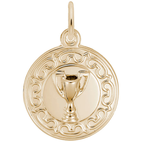 Trophy Charm In Yellow Gold