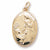 Our Lady Of Lourdes charm in Yellow Gold Plated hide-image