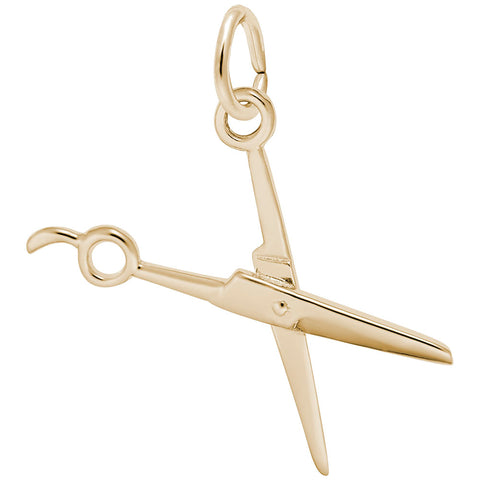 Scissors Charm In Yellow Gold