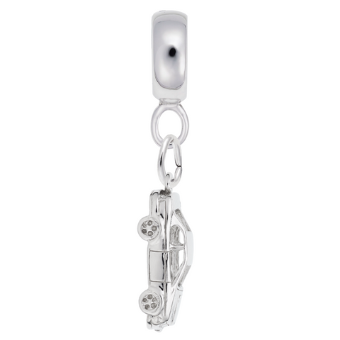 Car Charm Dangle Bead In Sterling Silver