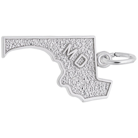 Maryland Charm In 14K White Gold