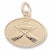 Curling charm in Yellow Gold Plated hide-image