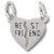 Best Friend charm in Sterling Silver hide-image