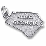 Georgia Map charm in Sterling Silver hide-image
